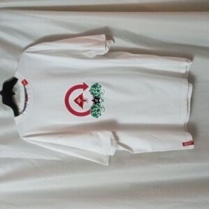 LRG T-shirt sz XXXXL White with Red Green Graphic design Pre-owned